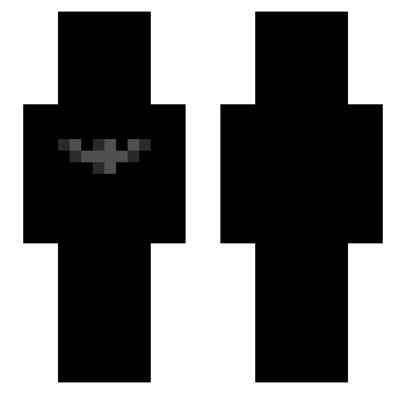 Hungi_ Minecraft skin, front and back view