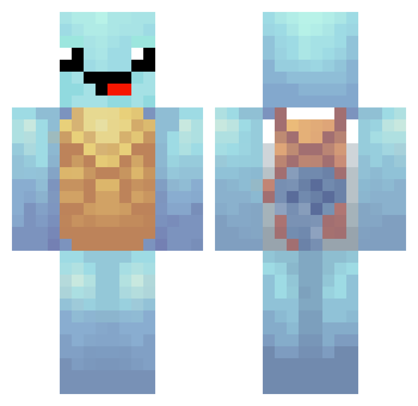 minseokoh_ Minecraft skin, front and back view