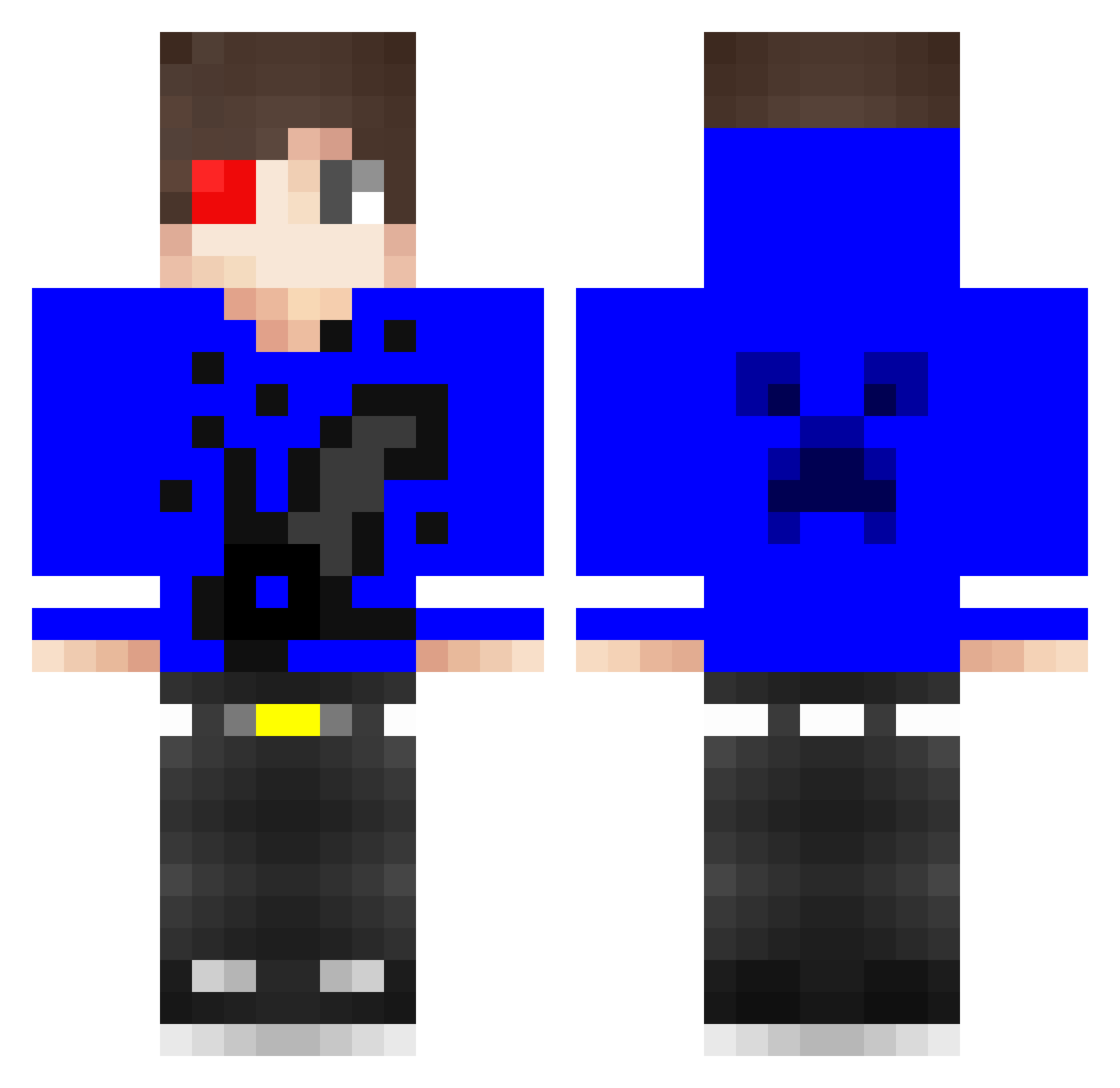 LinhIyoEv1227 Minecraft skin, front and back view