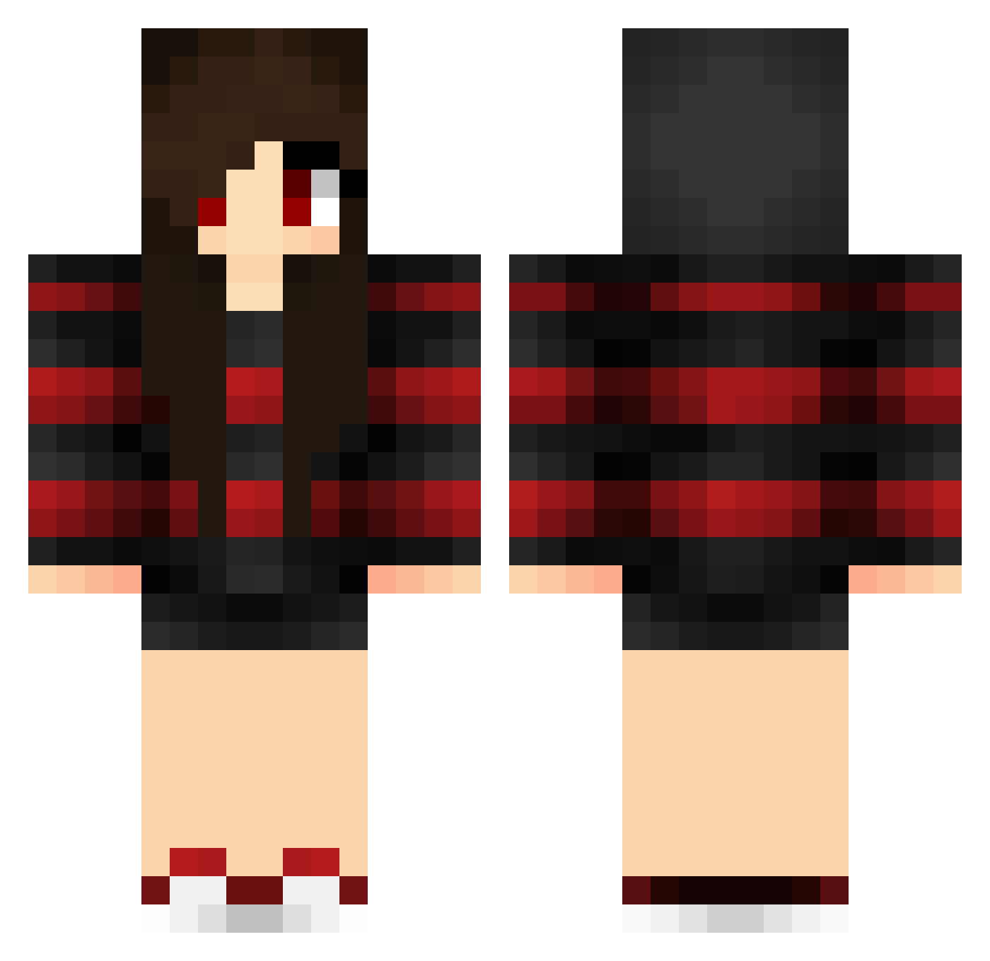 TheArcanjow_ Minecraft skin, front and back view