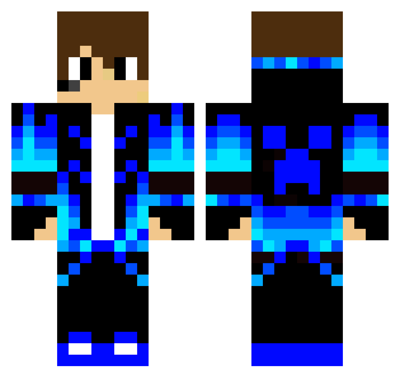 theo57250 Minecraft skin, front and back view