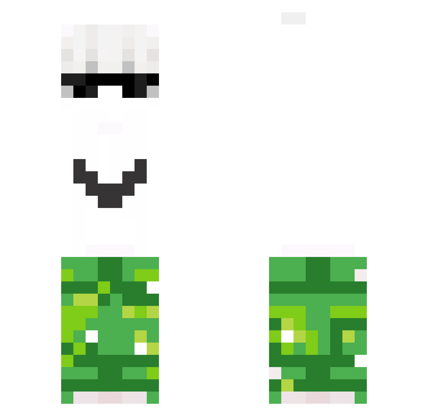 zRuda_ Minecraft skin, front and back view