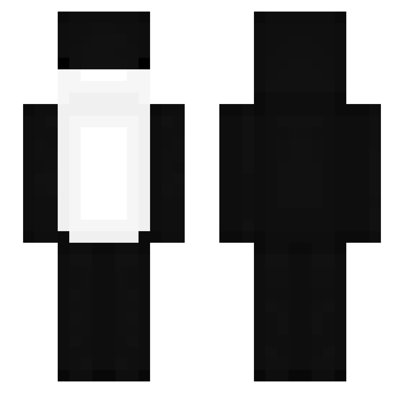 Orca_64 Minecraft skin, front and back view