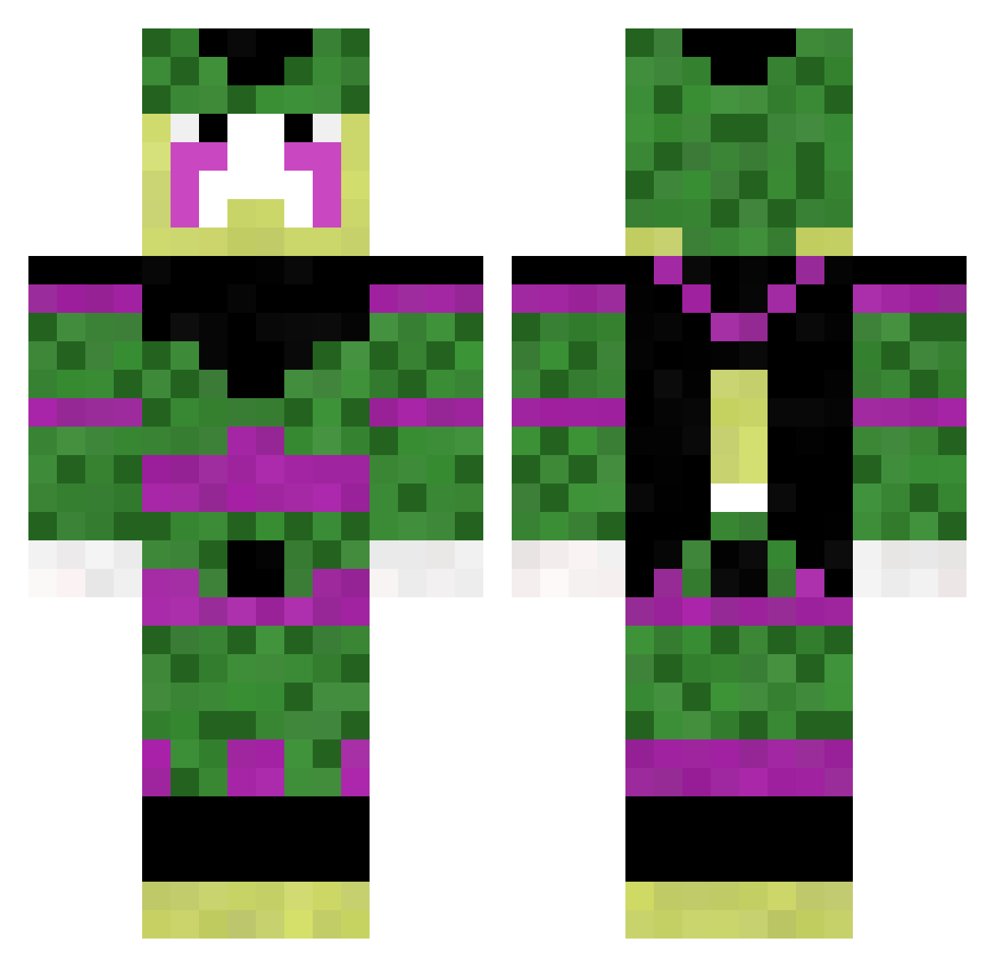 flquz_ Minecraft skin, front and back view