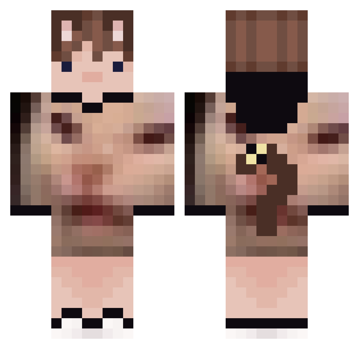 oskerchowso Minecraft skin, front and back view
