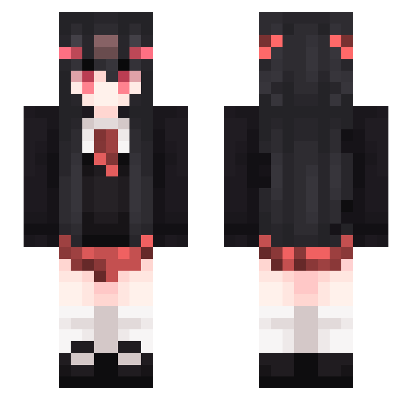 DOGsS59 Minecraft skin, front and back view