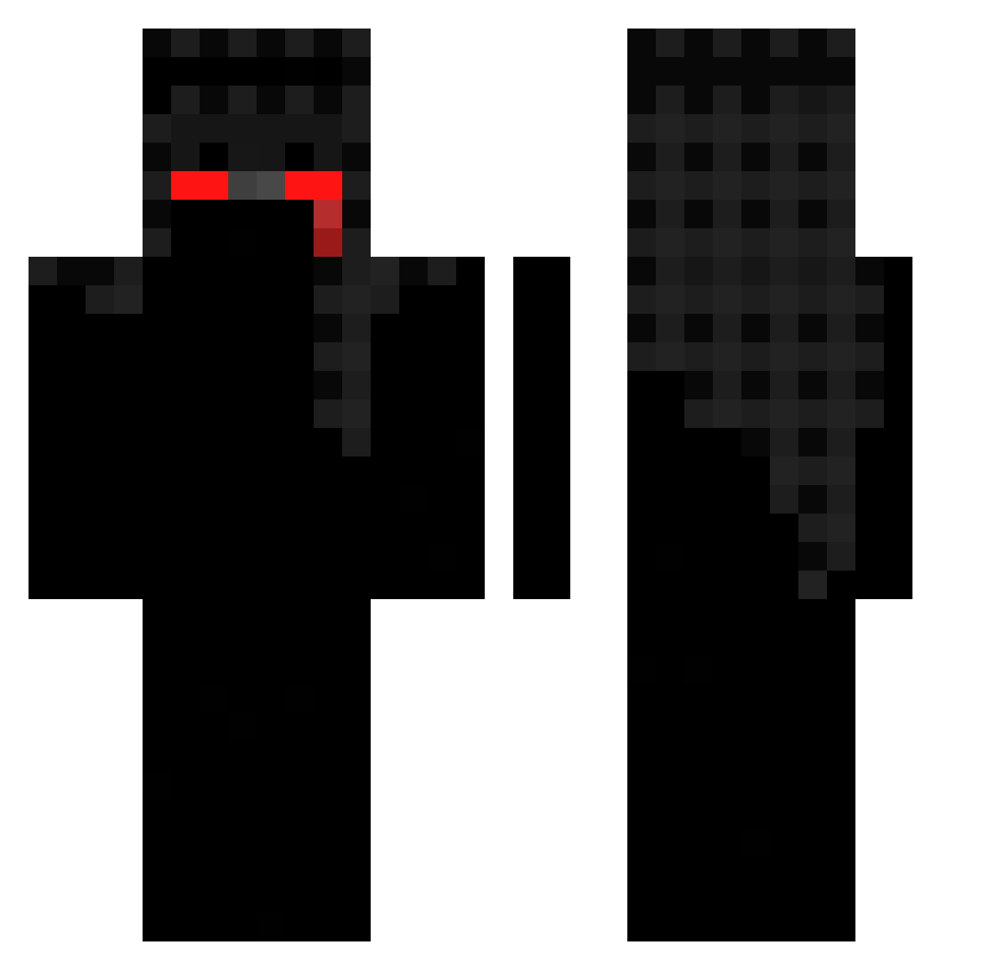 szymzioom Minecraft skin, front and back view