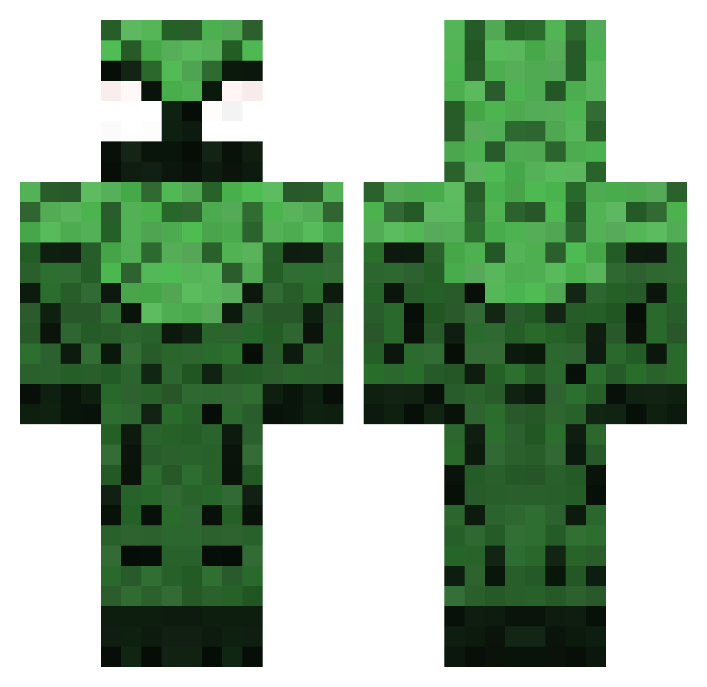 regular606 Minecraft skin, front and back view