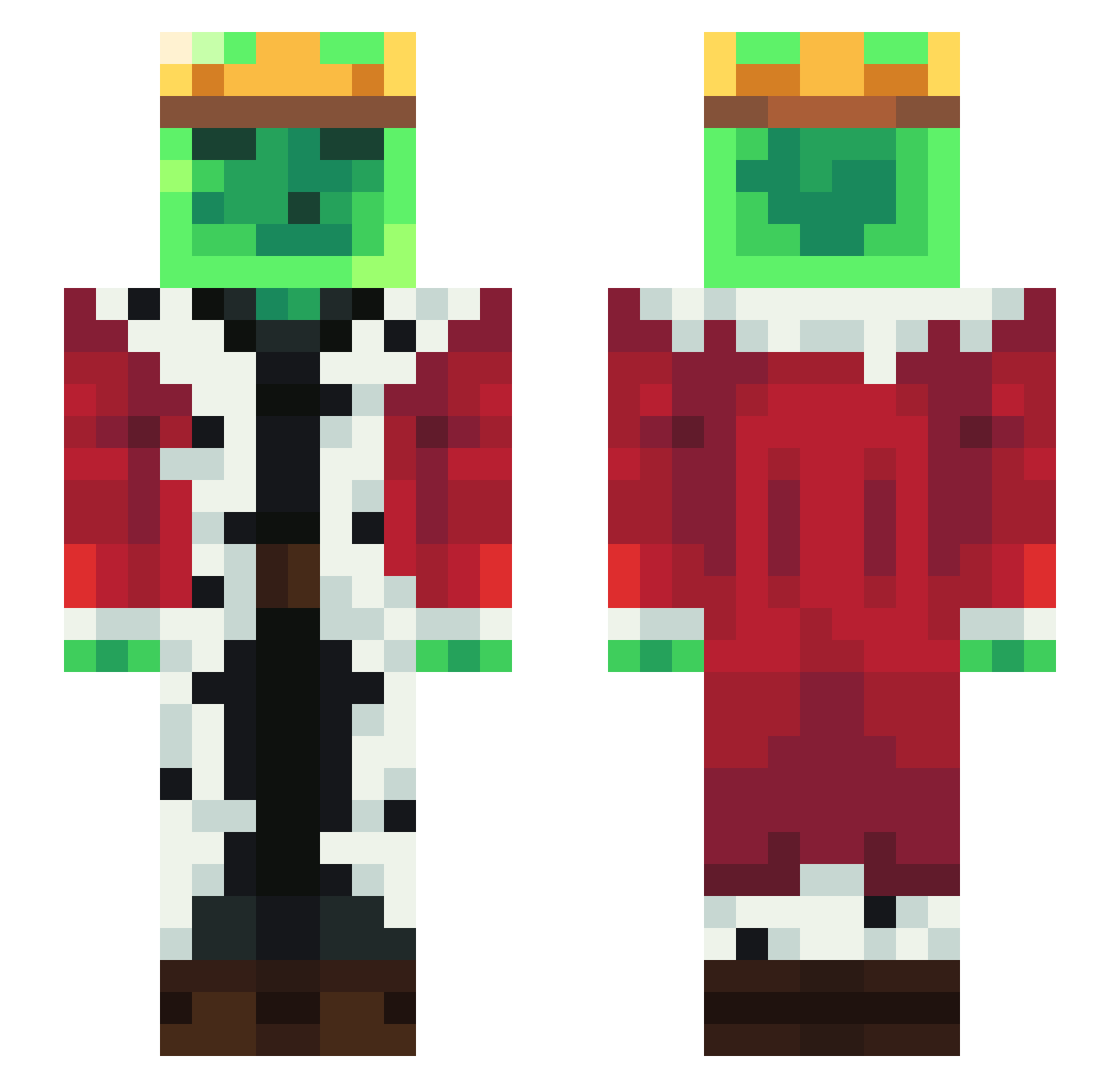 vojtanovak13 Minecraft skin, front and back view