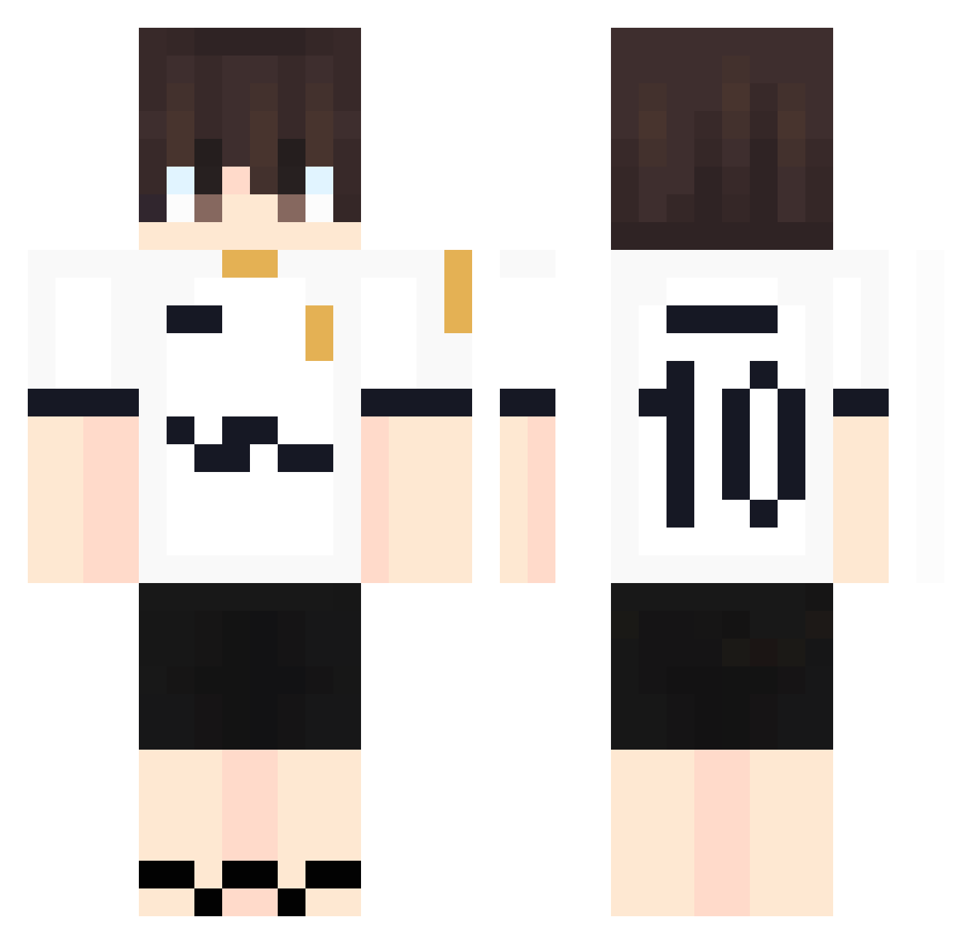 leonleoffn Minecraft skin, front and back view