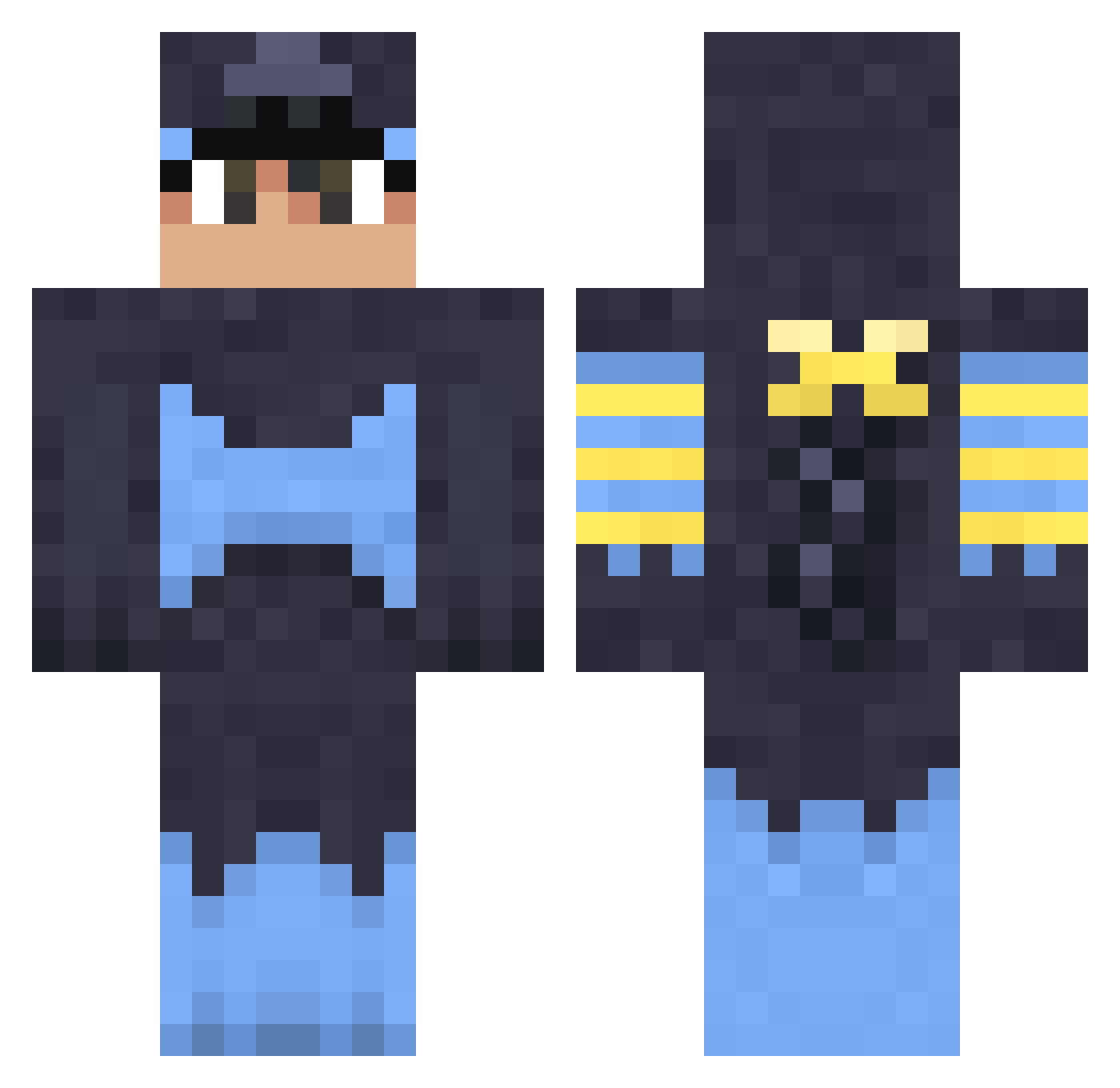 wassim_rod Minecraft skin, front and back view