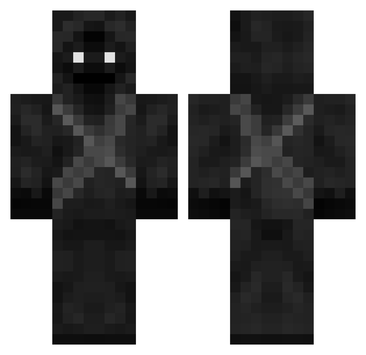 QWER_90 Minecraft skin, front and back view