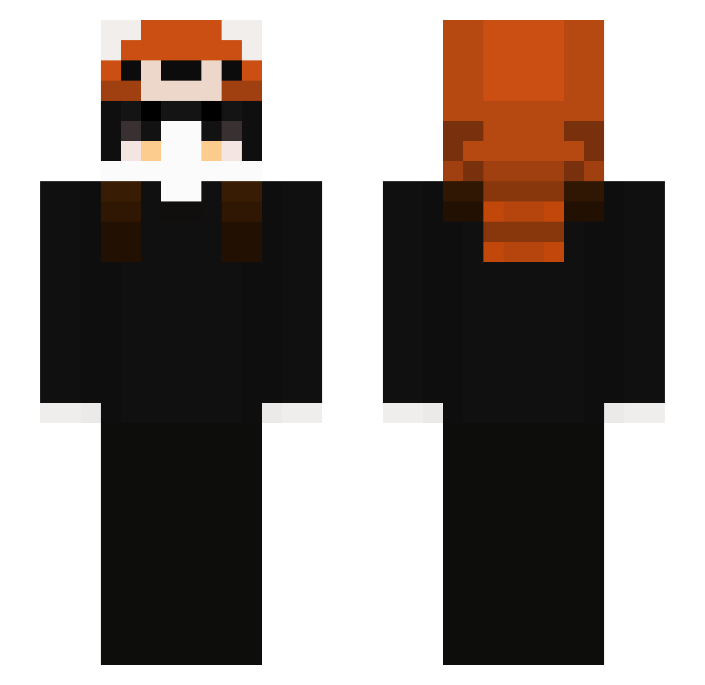 QuiQueTo79RD Minecraft skin, front and back view