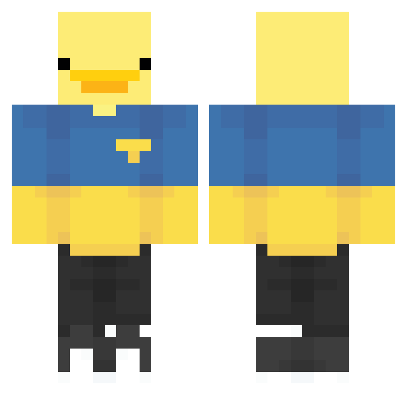 reidennnn Minecraft skin, front and back view