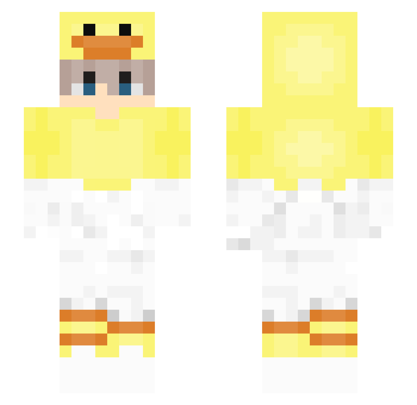 RipTerrifical Minecraft skin, front and back view