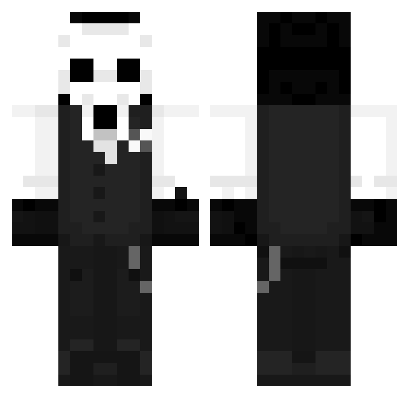 Somatsumiii Minecraft skin, front and back view