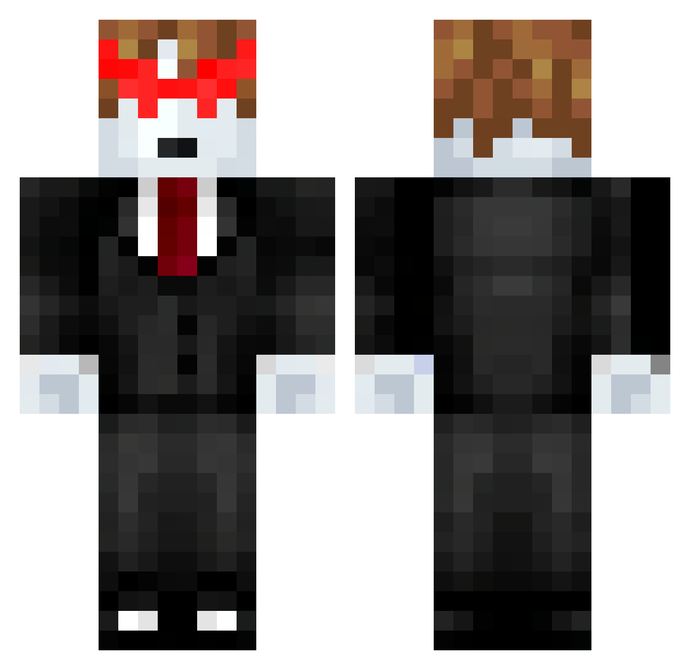 ImTheTrollBRO Minecraft skin, front and back view