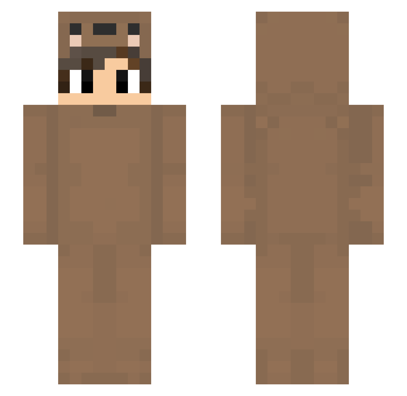 sin0214 Minecraft skin, front and back view