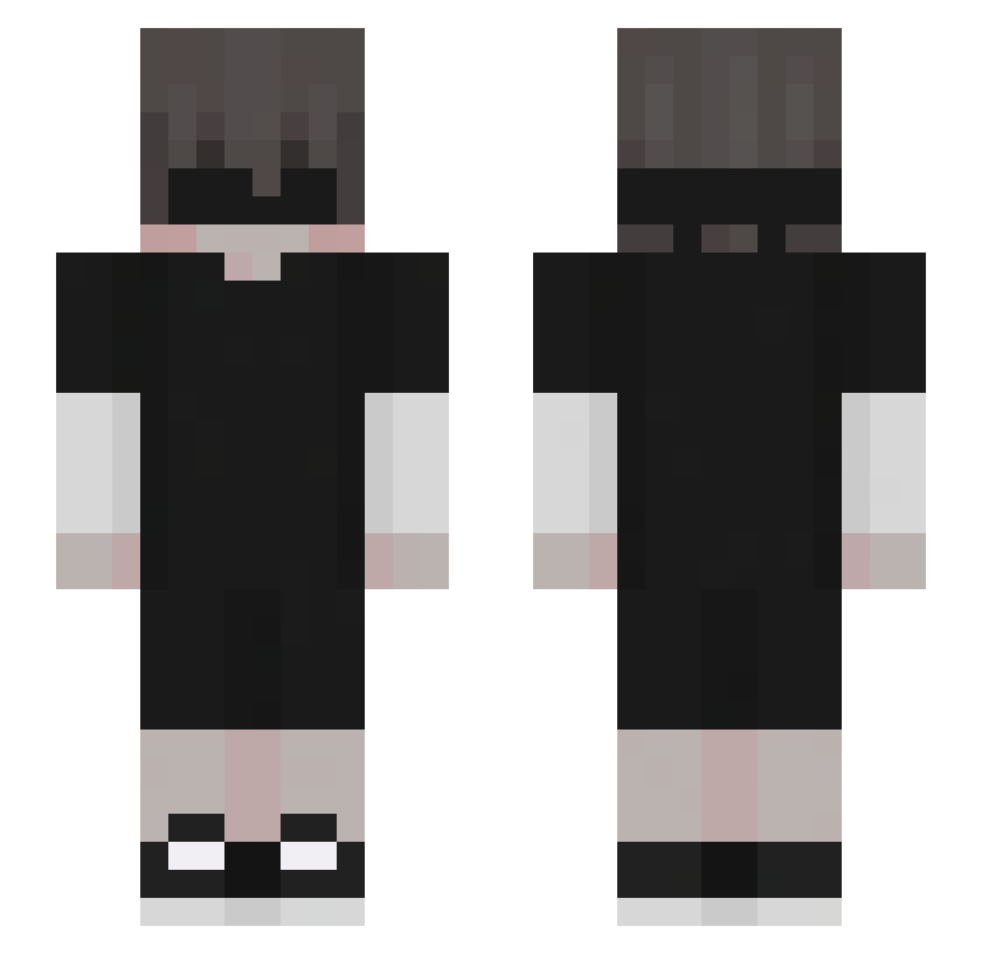 SmartIsSmart_ Minecraft skin, front and back view
