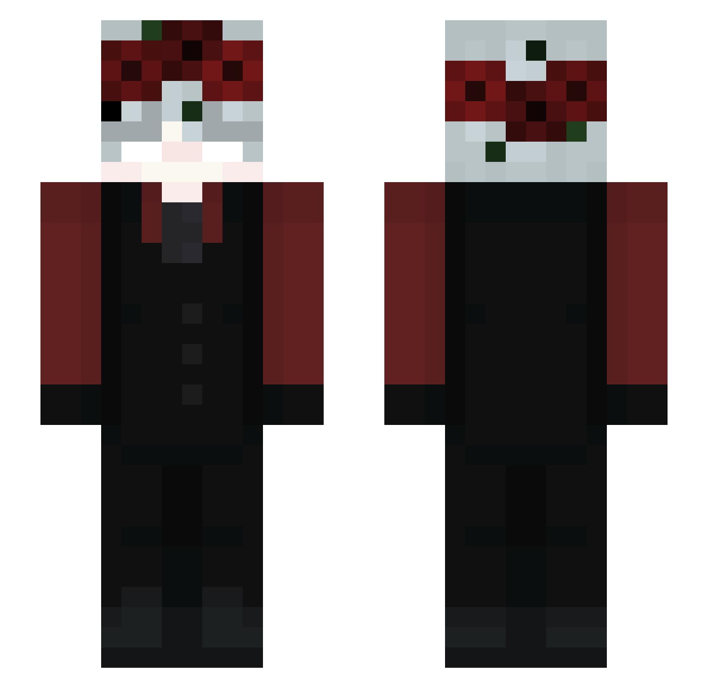 Lianny_ Minecraft skin, front and back view