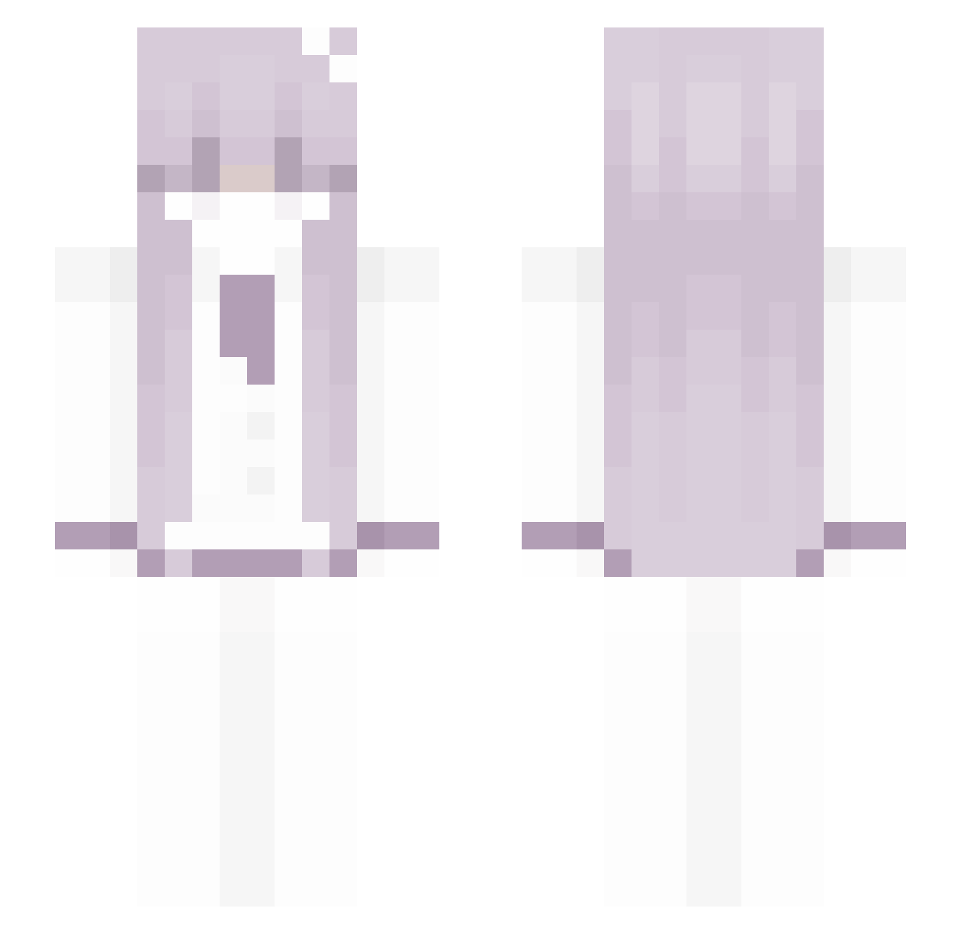 TryHardV1 Minecraft skin, front and back view
