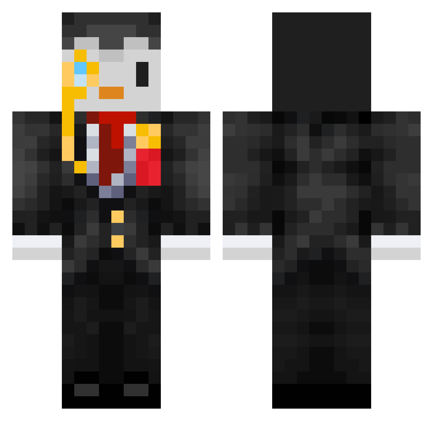Seppi_10 Minecraft skin, front and back view