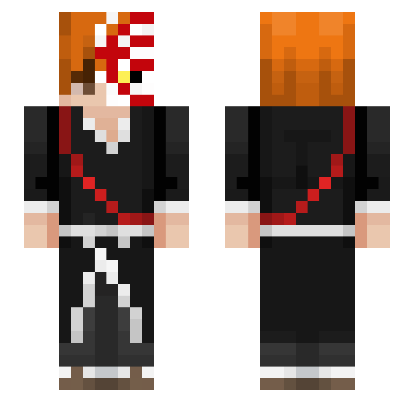 Mr_LeoPaso Minecraft skin, front and back view