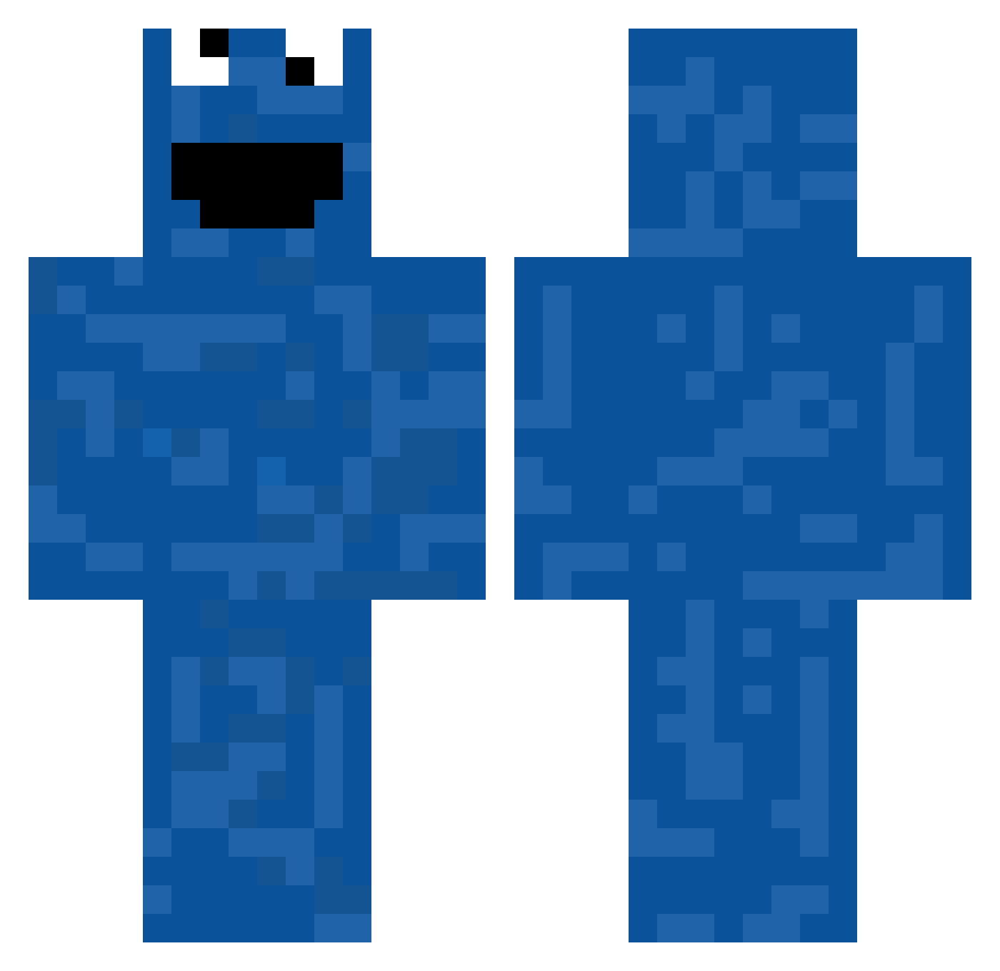 Dayayayay Minecraft skin, front and back view