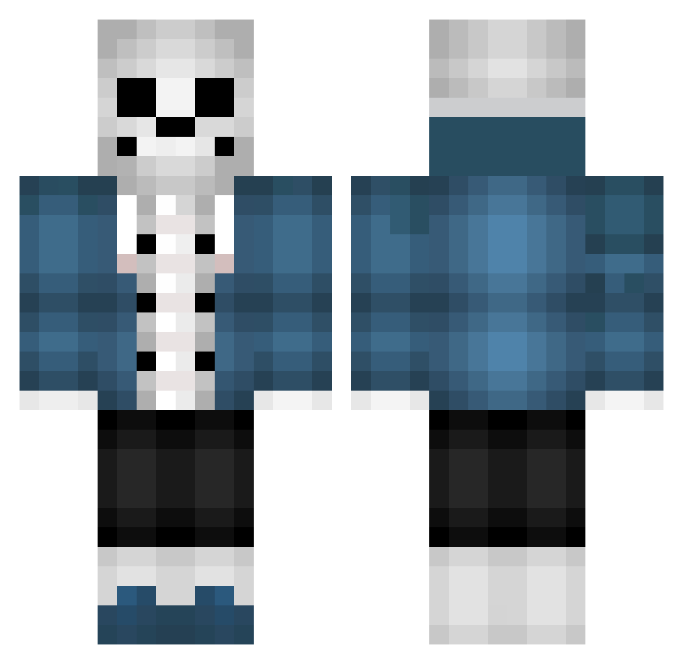 kimchistew0327 Minecraft skin, front and back view