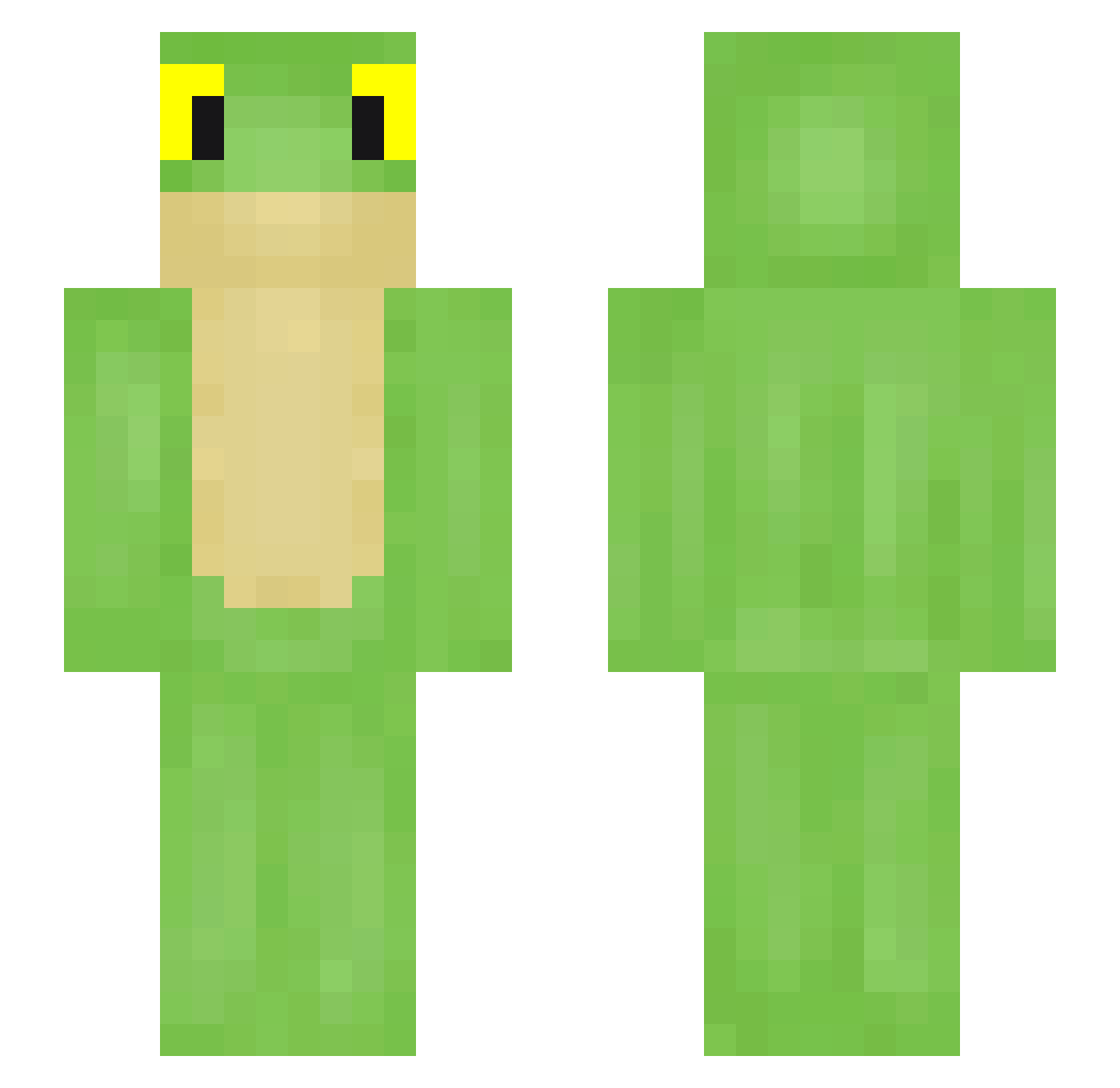 sixset_ Minecraft skin, front and back view