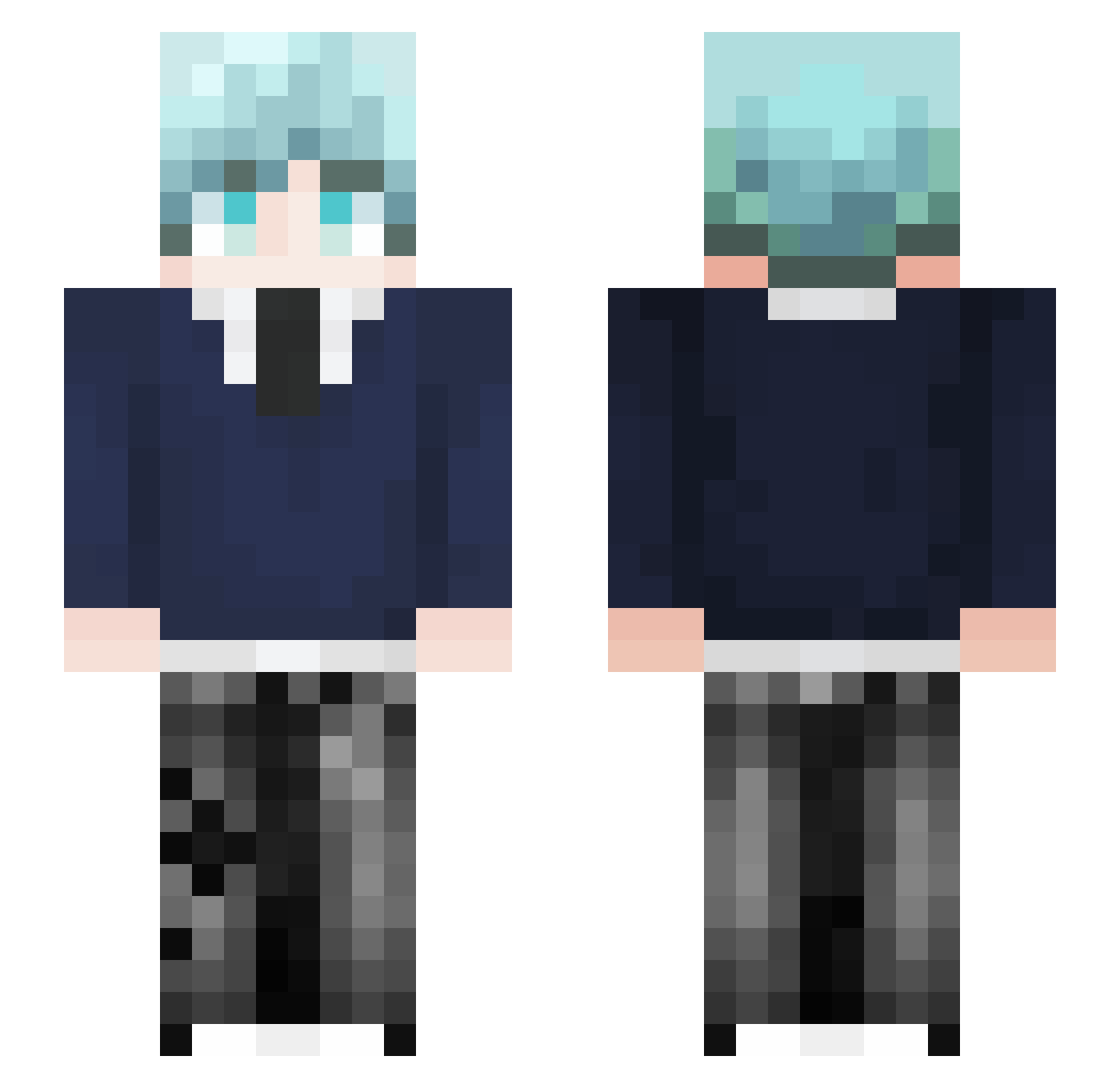 bellu0611 Minecraft skin, front and back view