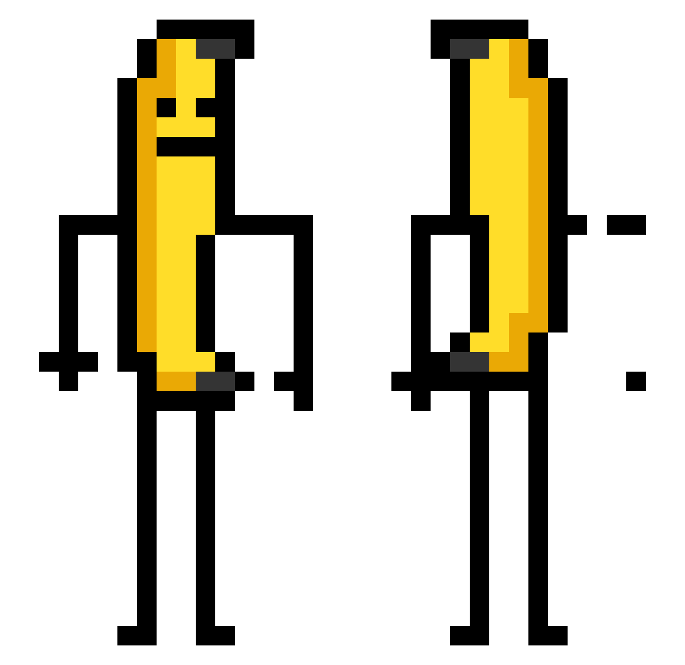 XrayTheGamer Minecraft skin, front and back view
