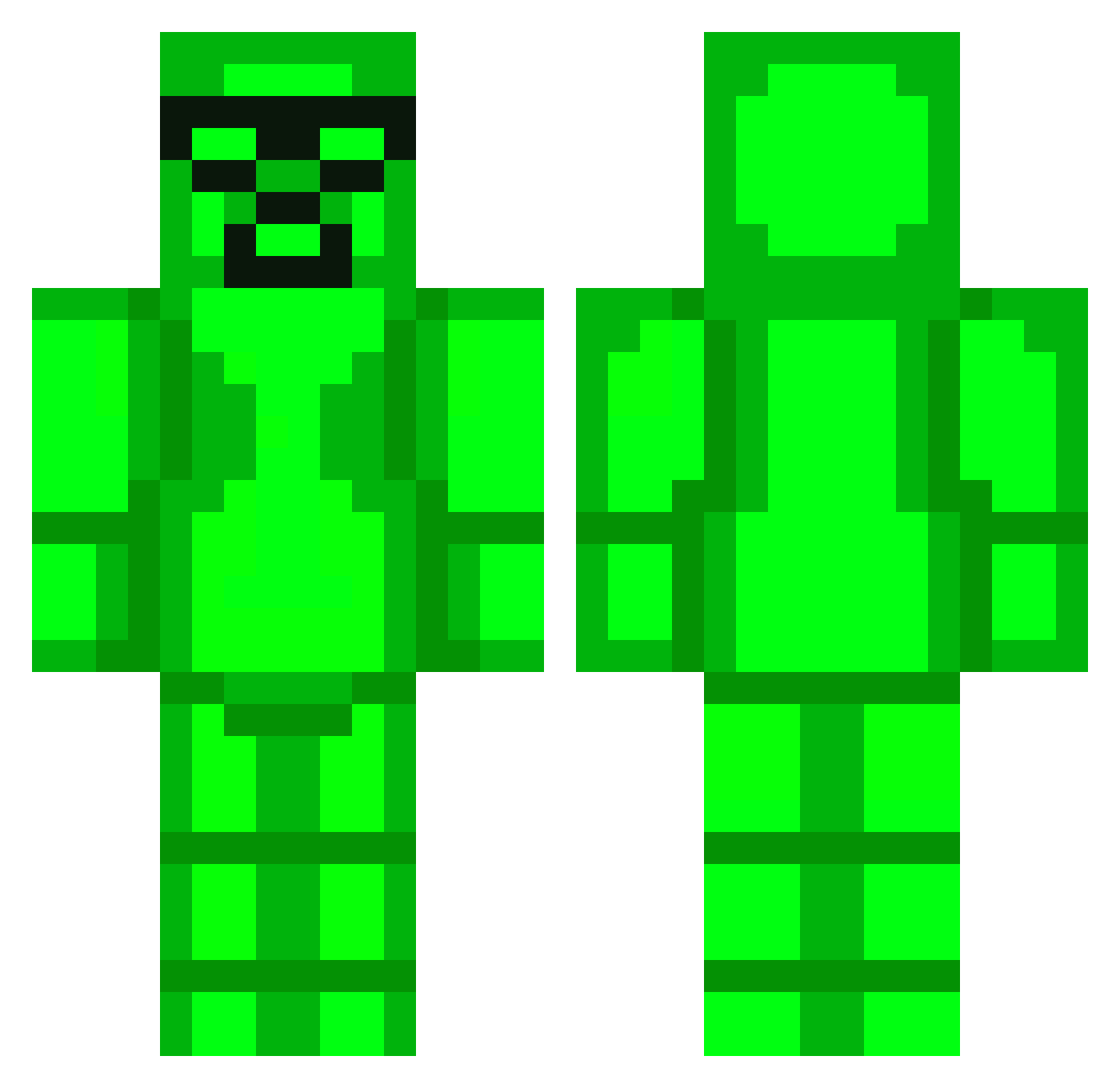 StarlessTrooper Minecraft skin, front and back view