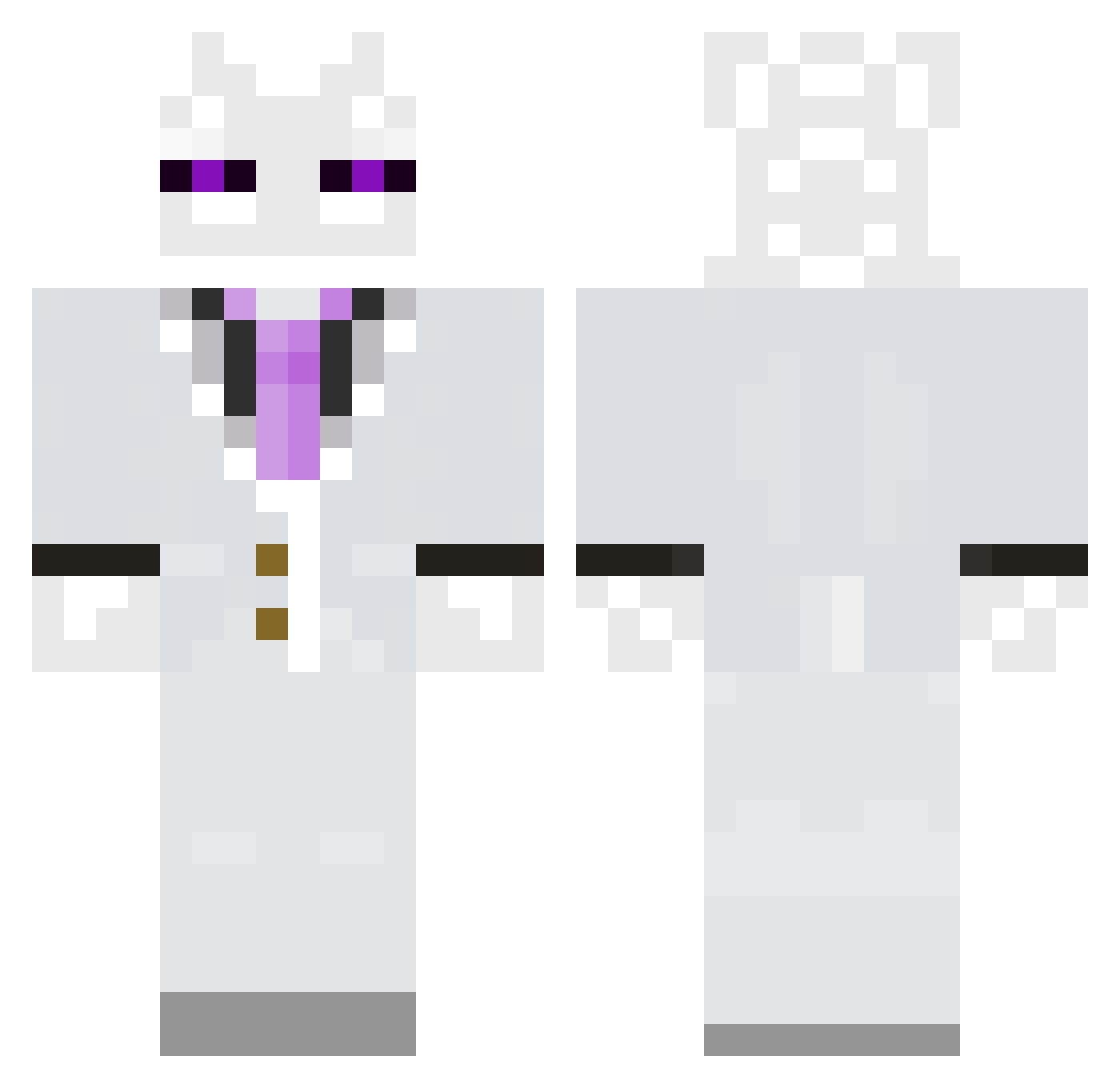 shintenkiC4 Minecraft skin, front and back view