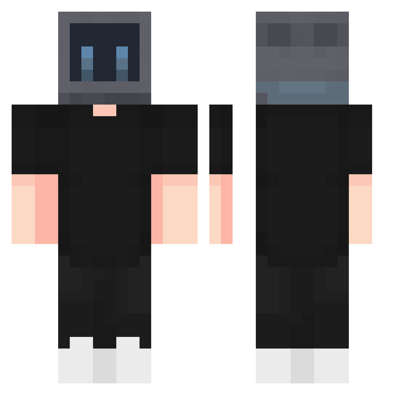 dobre_ Minecraft skin, front and back view