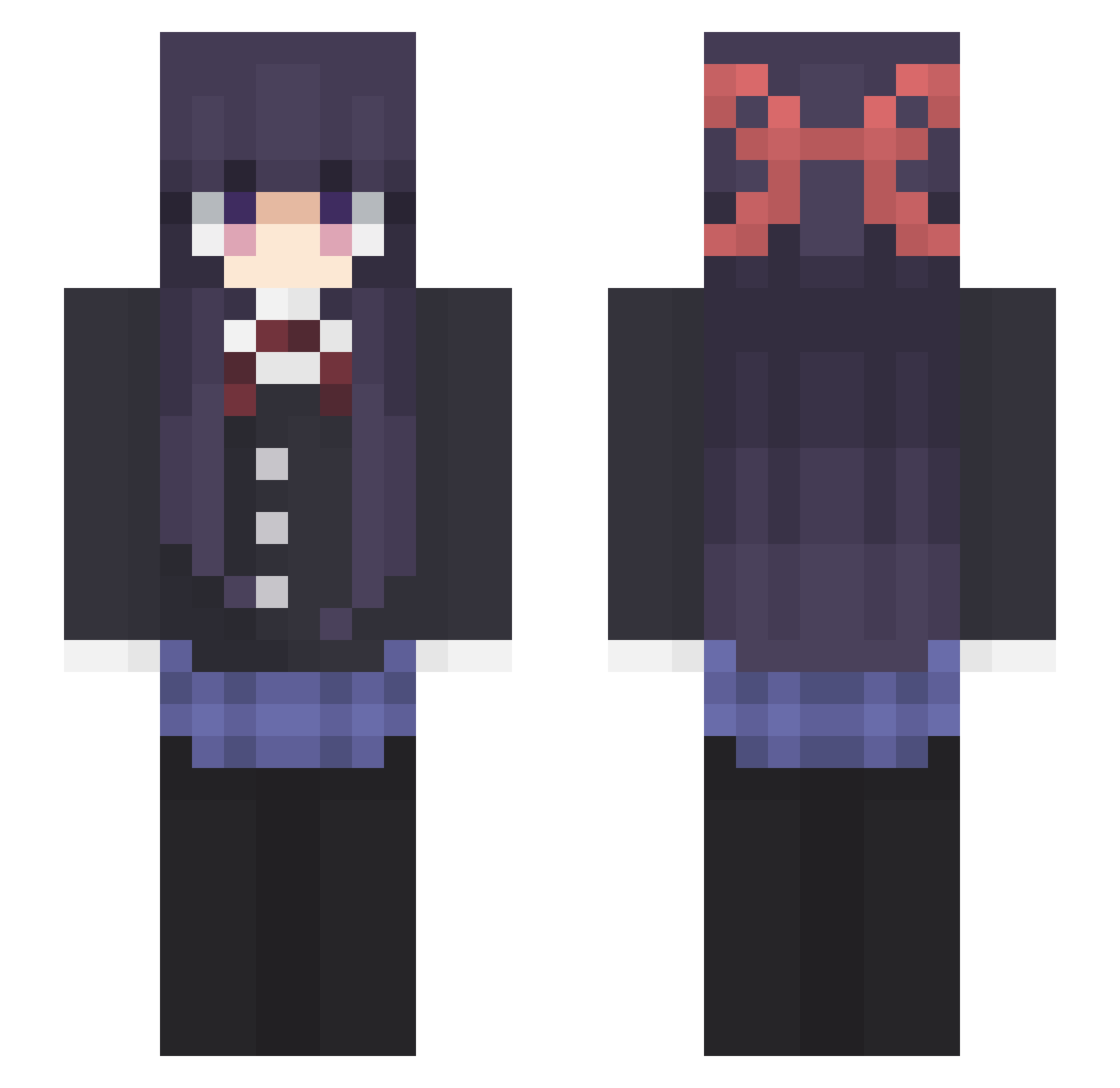 crxv22_ Minecraft skin, front and back view