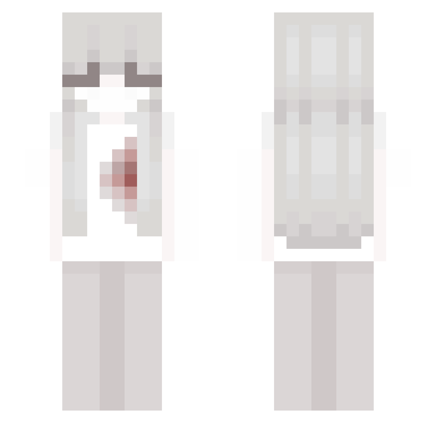 shxty097 Minecraft skin, front and back view