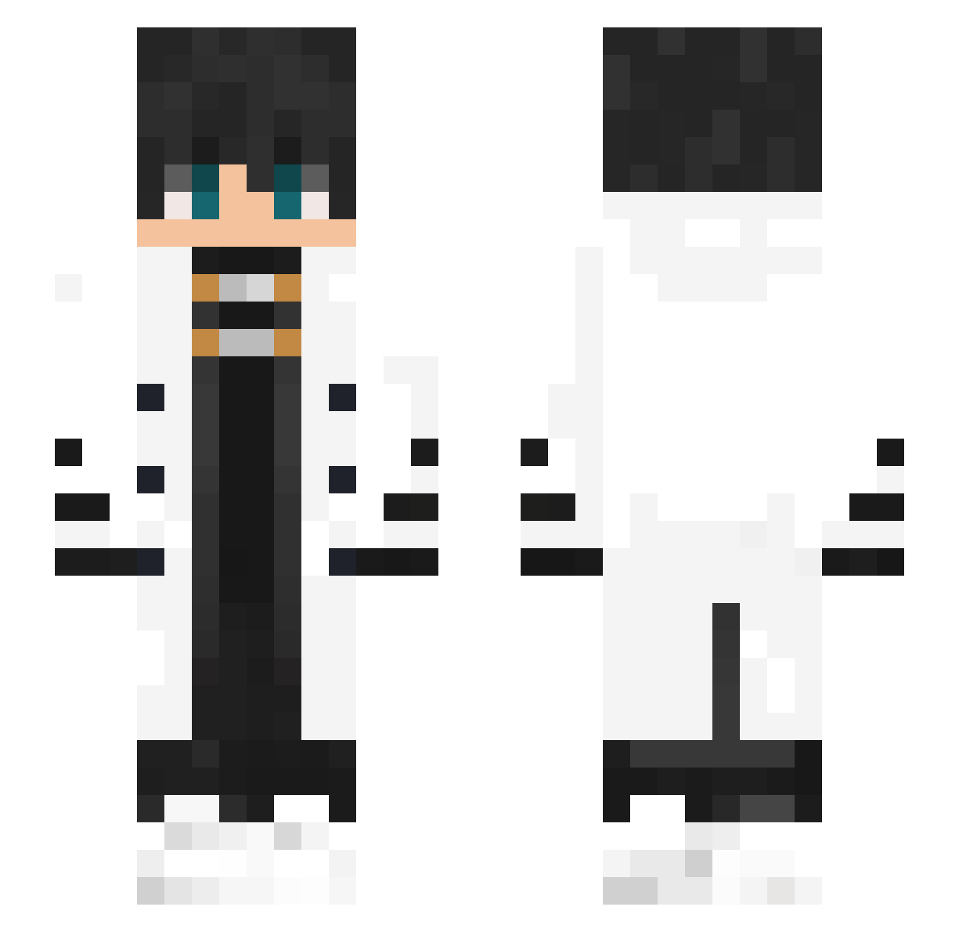 Sayze__ Minecraft skin, front and back view