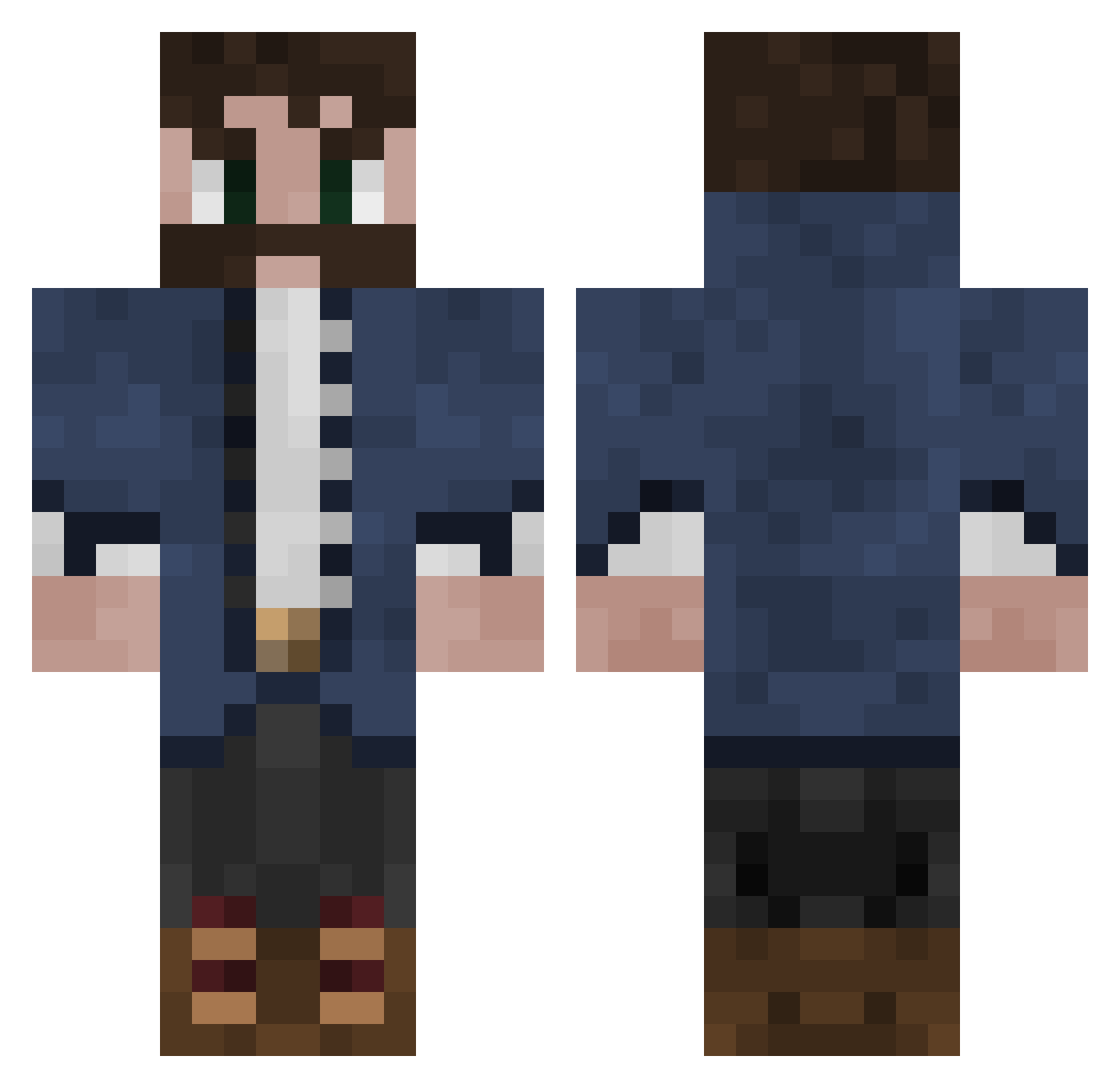 Coosta_ Minecraft skin, front and back view