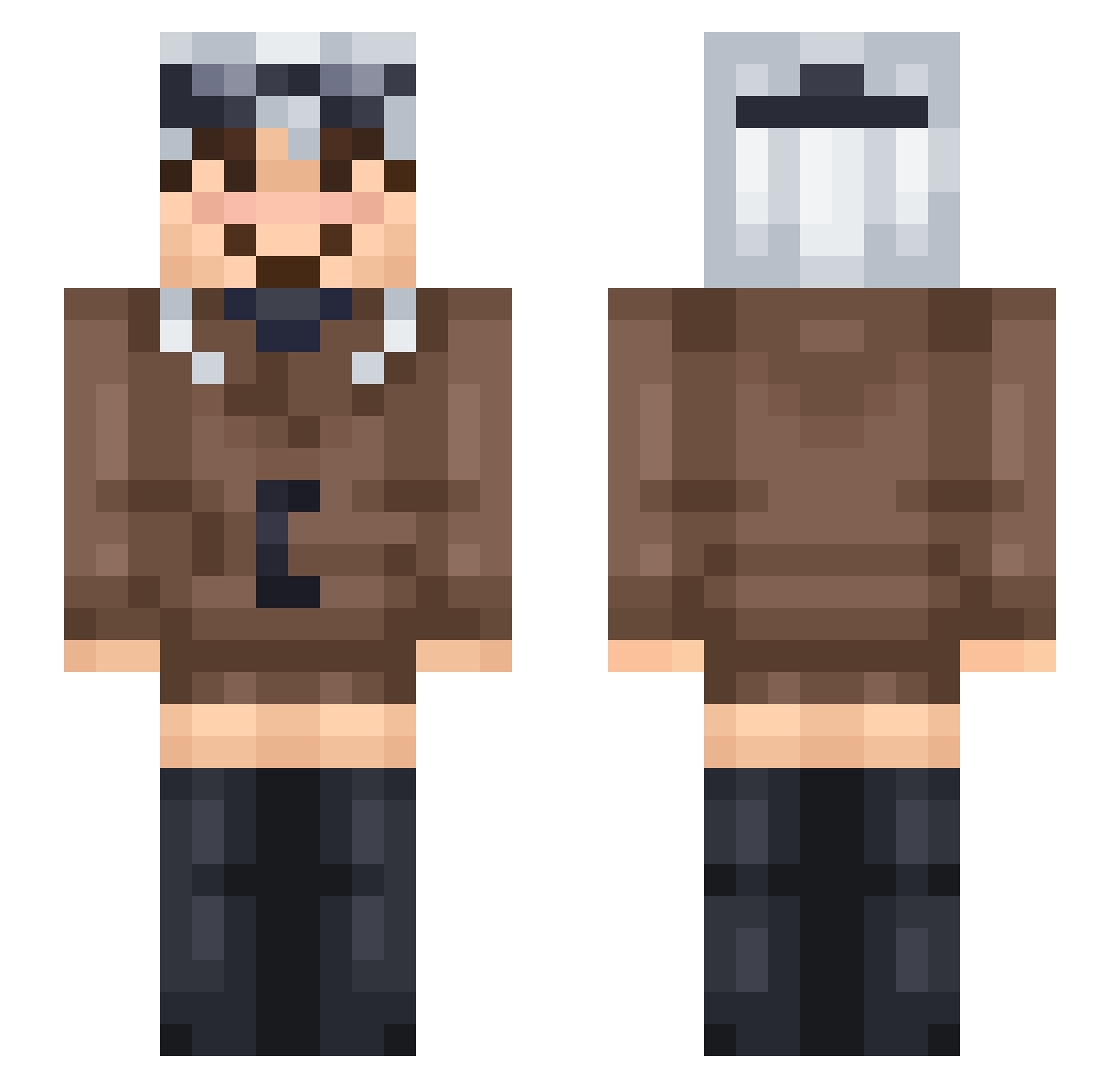 Spoy__ Minecraft skin, front and back view