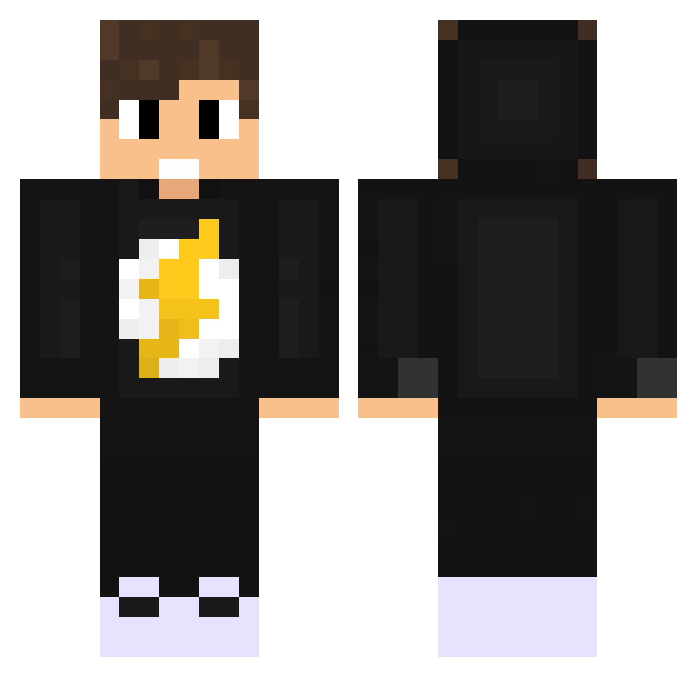 M4yrxlzss Minecraft skin, front and back view