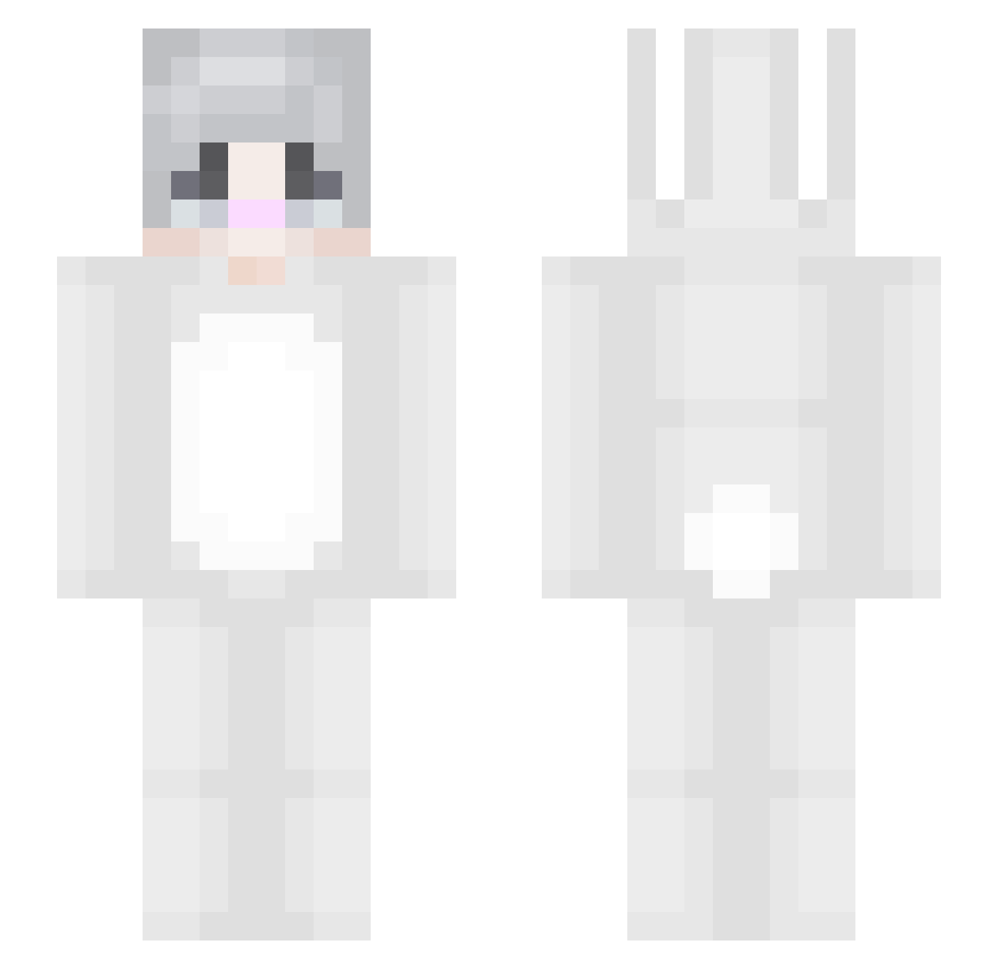 147258369qw Minecraft skin, front and back view