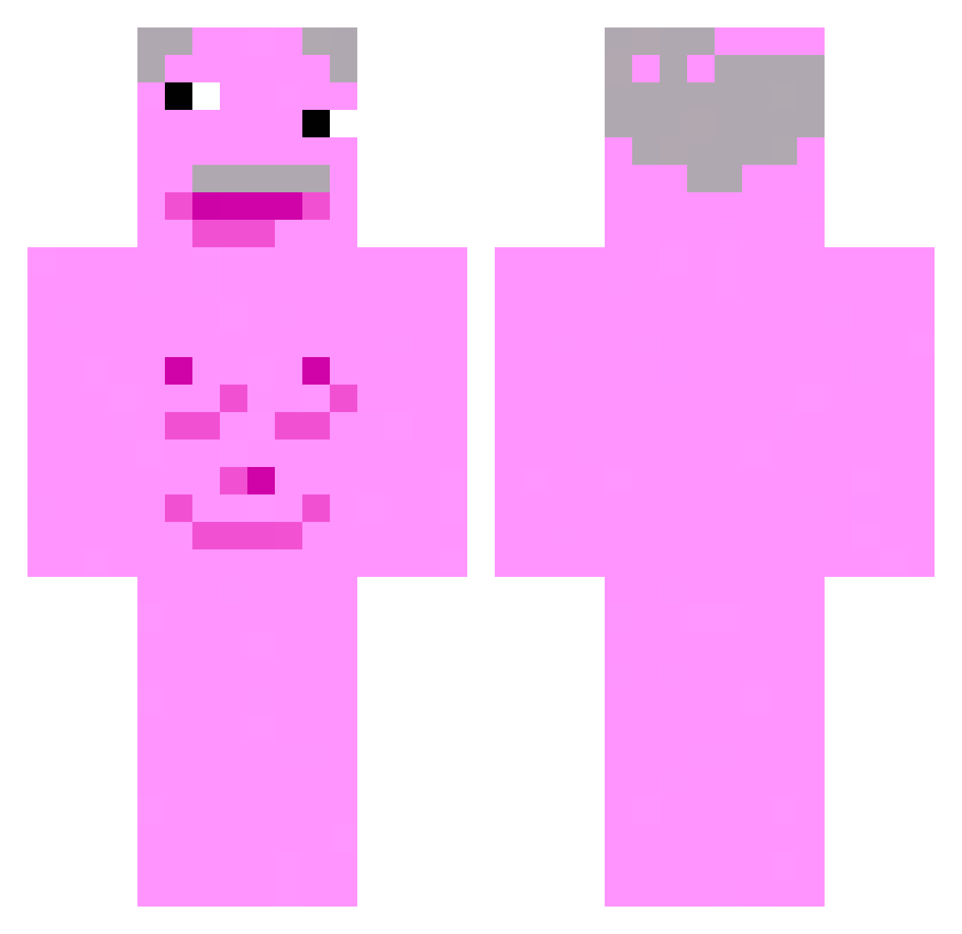 skwidmilk_ Minecraft skin, front and back view