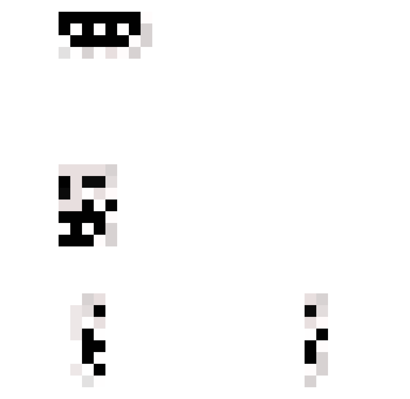 Tiksuh Minecraft skin, front and back view