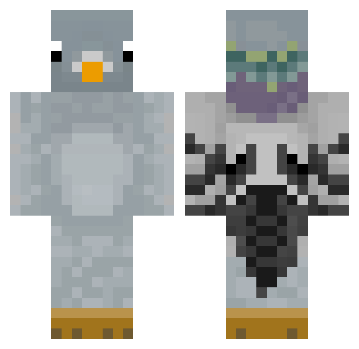sungjin1020 Minecraft skin, front and back view
