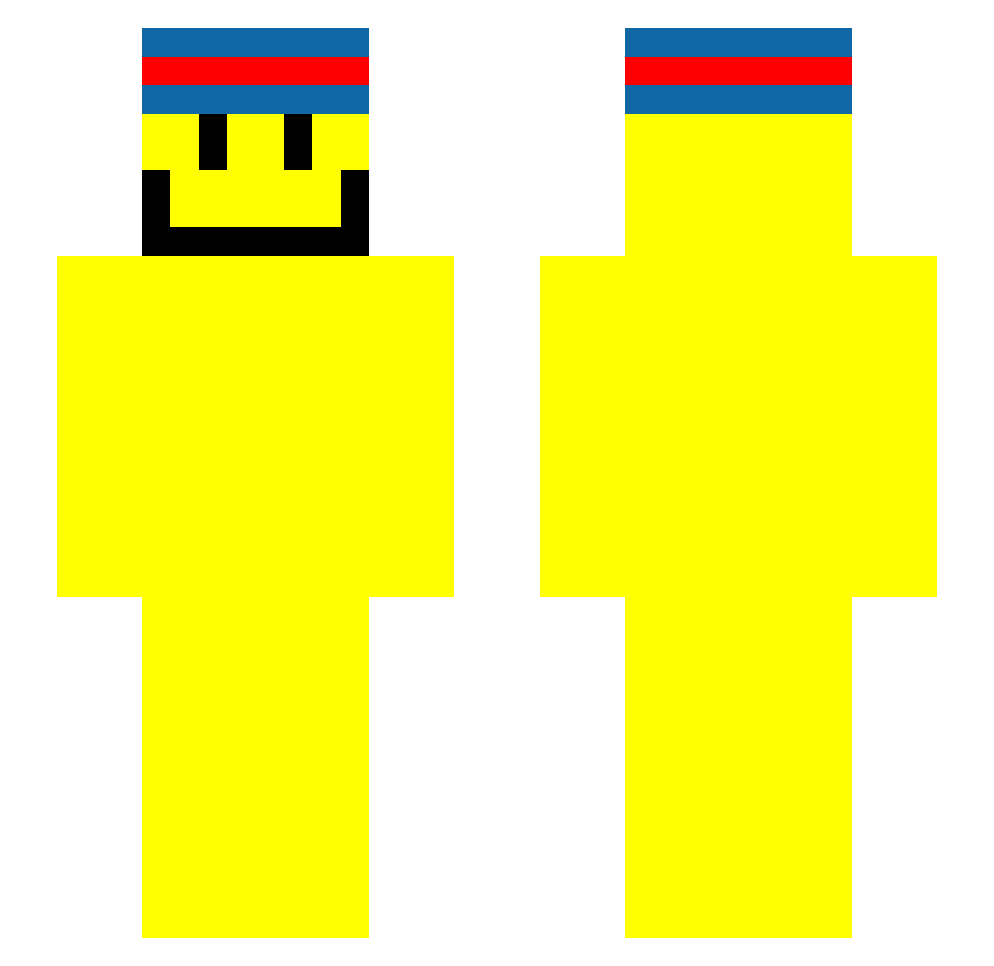 Tier3FlameDrax Minecraft skin, front and back view