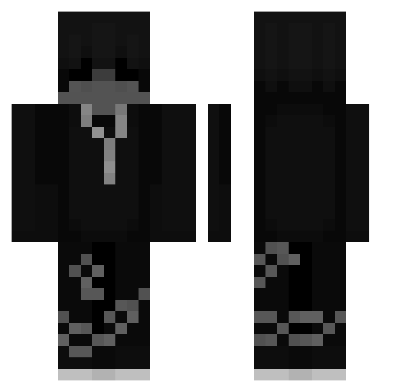 itzz_me_kapi Minecraft skin, front and back view