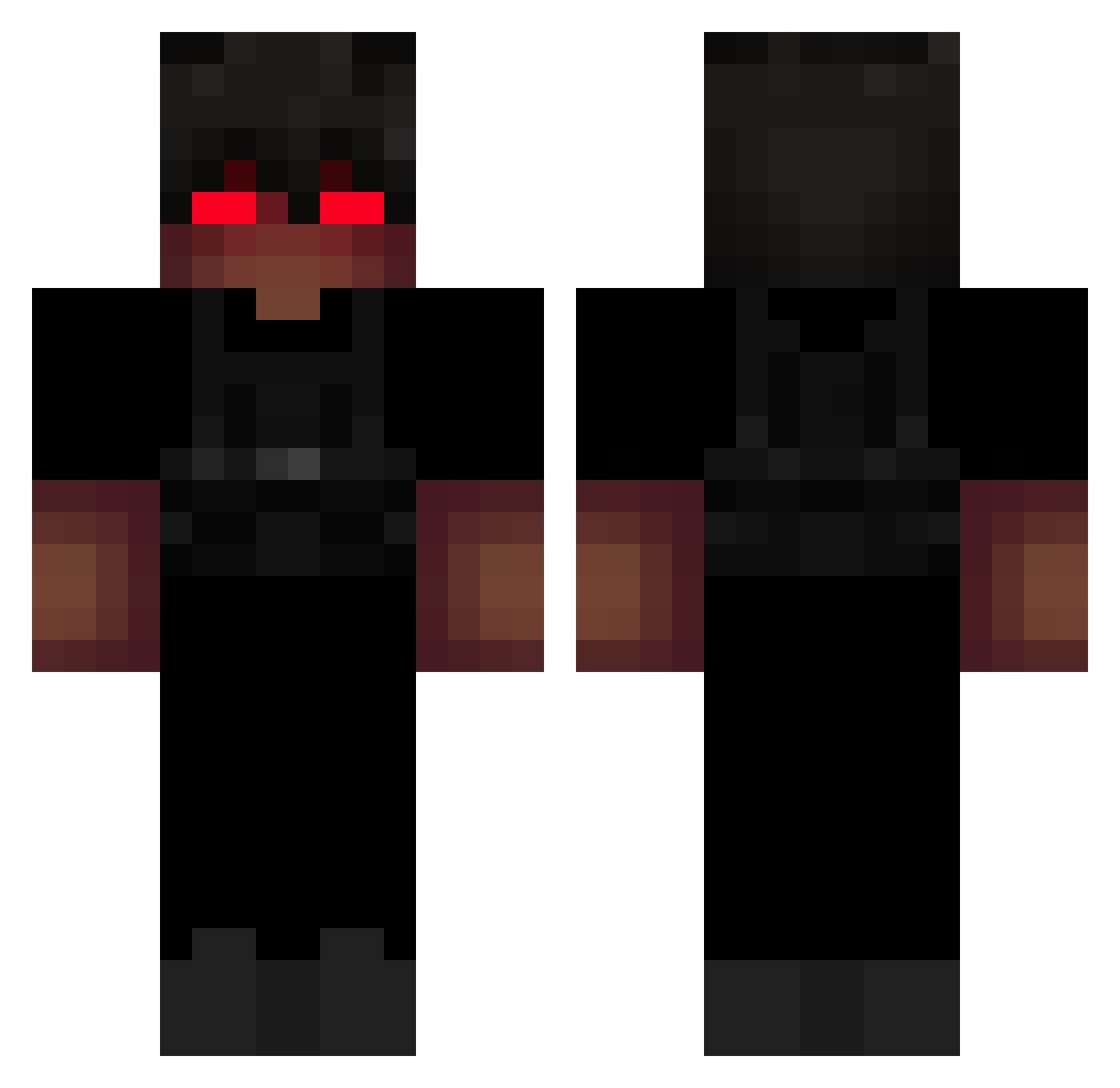 20ksawery08 Minecraft skin, front and back view