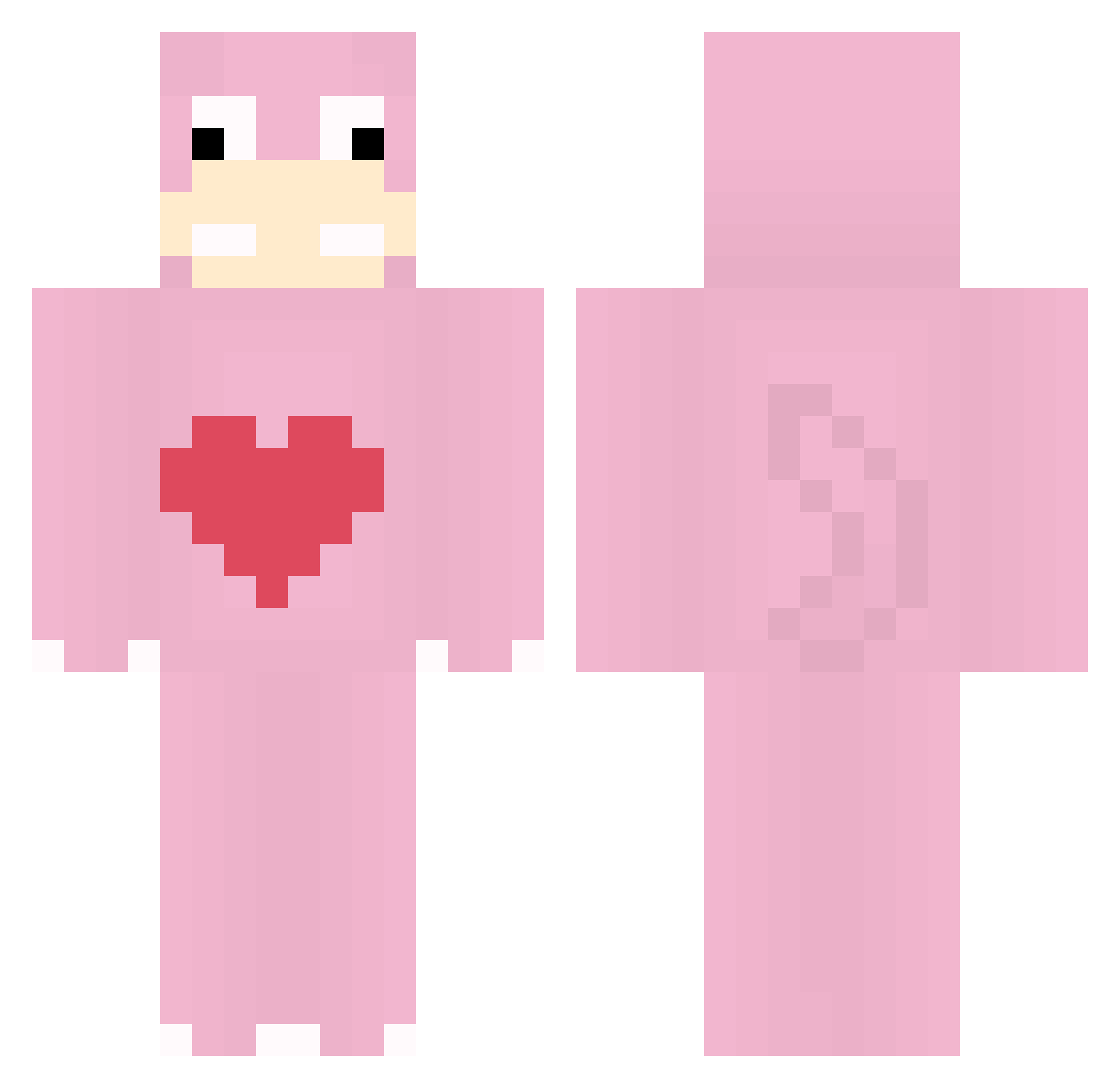 mjth0811 Minecraft skin, front and back view