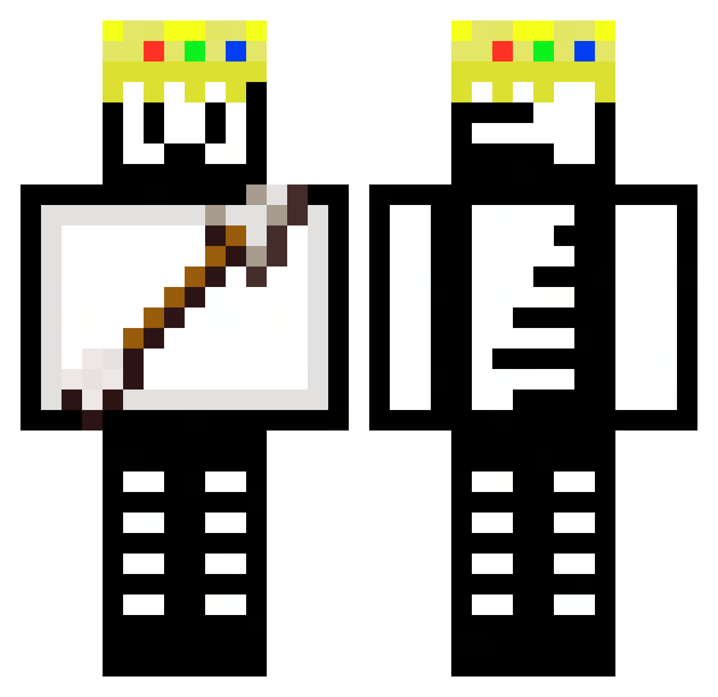 rovex_1 Minecraft skin, front and back view